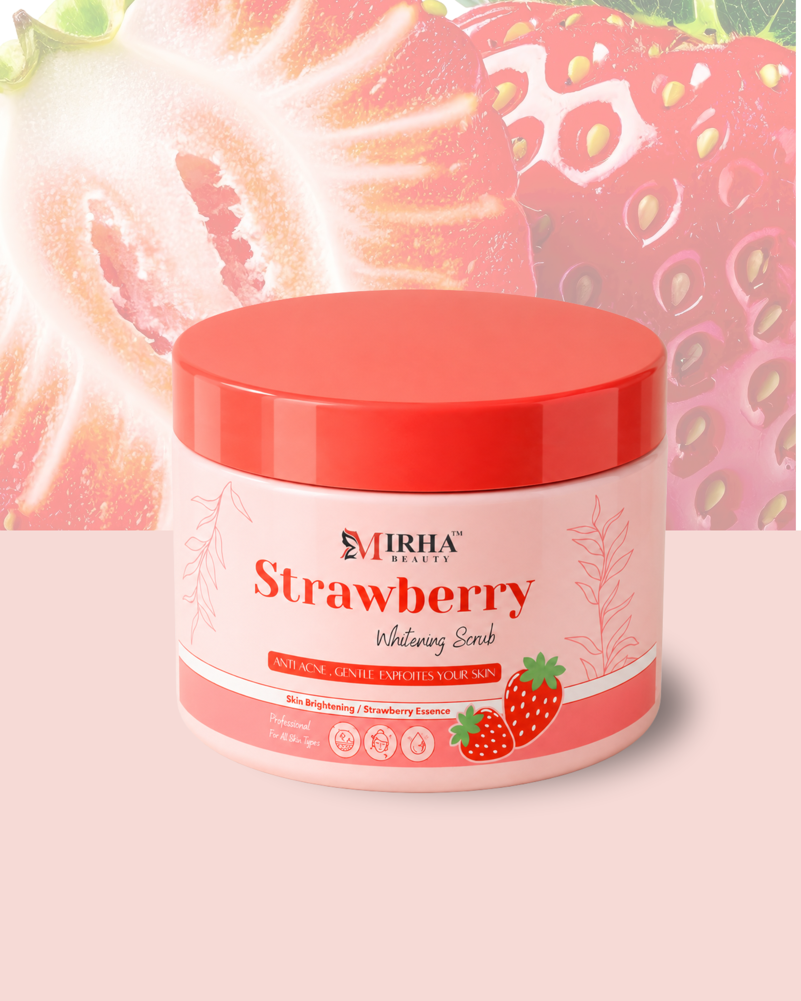 Strawberry Whitening Scrub